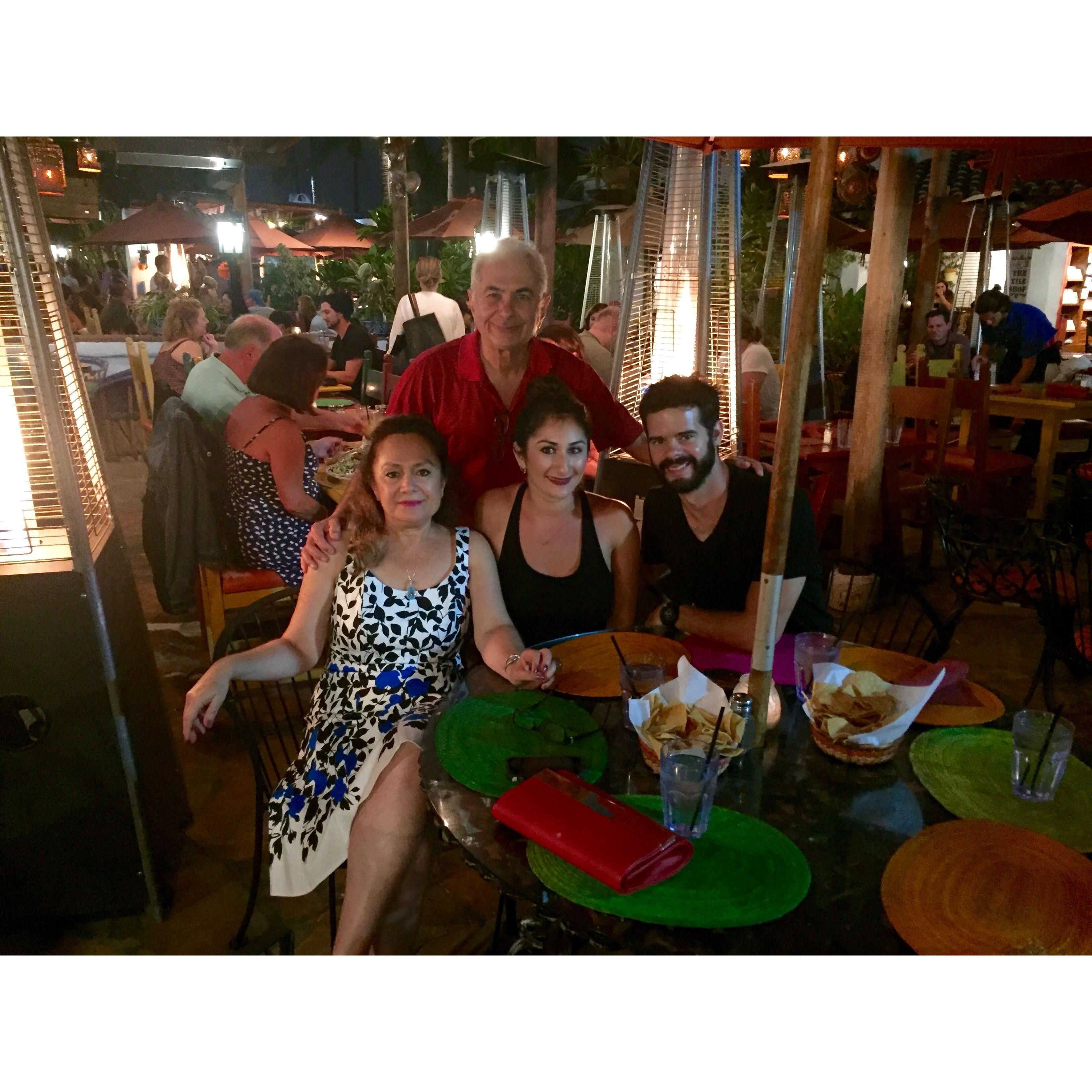San Diego nights with the fam