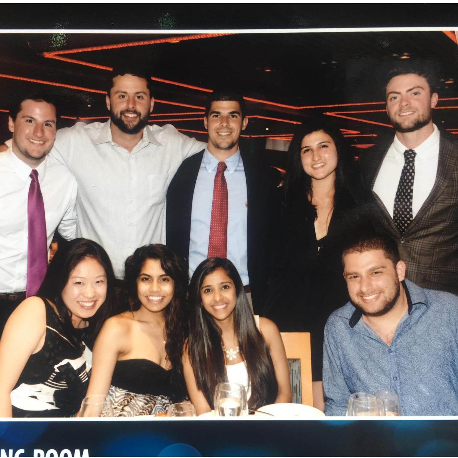 April 2016. Our Cruise Dinner Table Crew. Our first photo together when we met on the cruise!