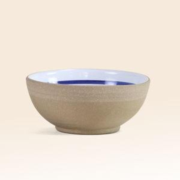 Cereal Bowls - Toasted/Blue Banded