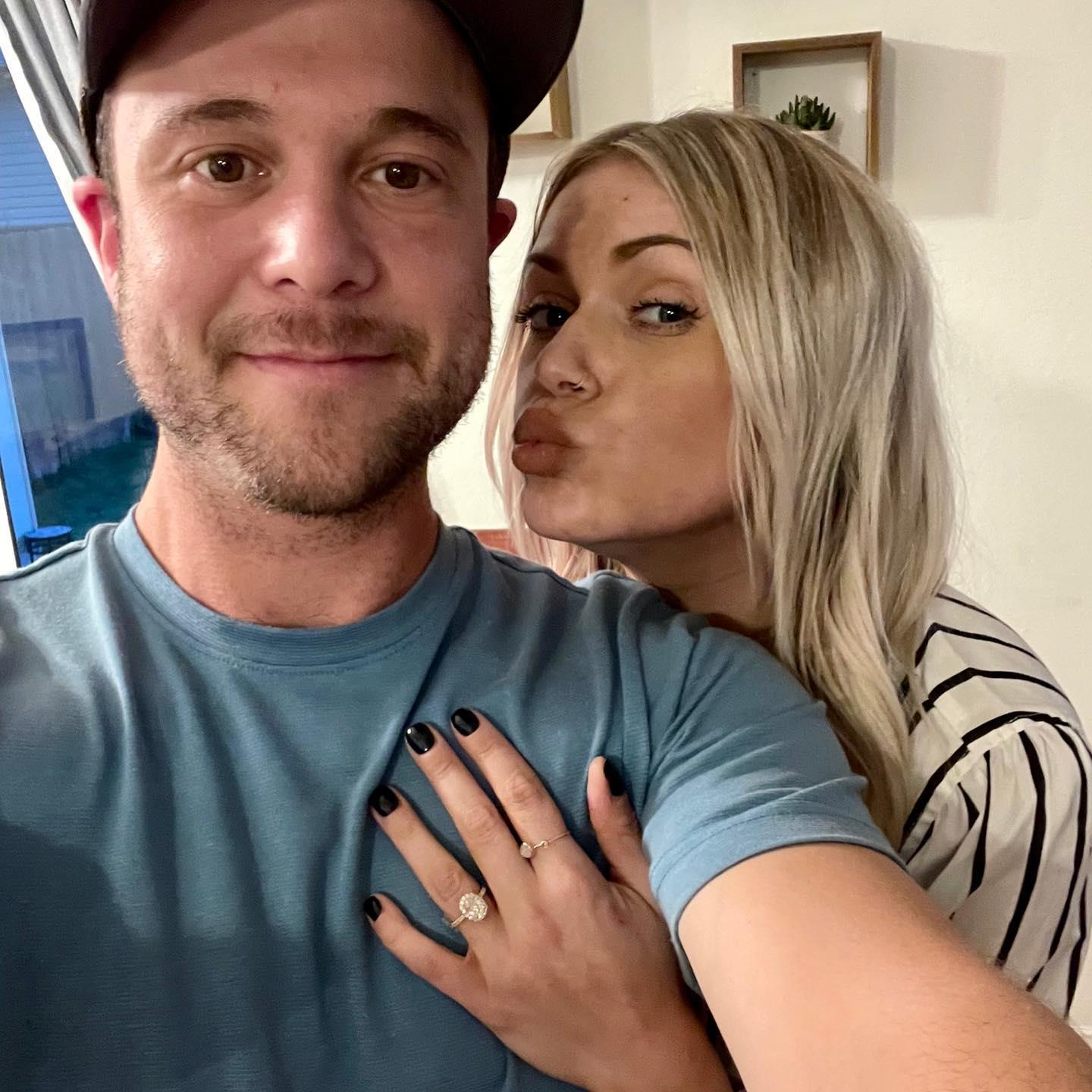 The night we got engaged!!!