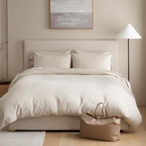 Linen Duvet Cover | Quince - Full/Queen - Natural Chambray