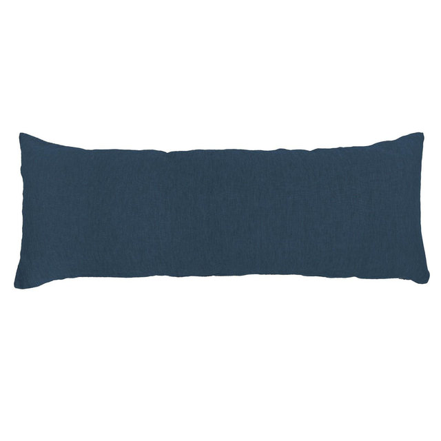 Bokser Home French Linen Body Pillow with removable Sham