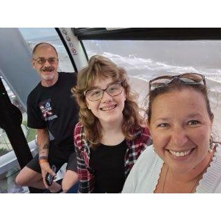 Candice, Dad (Henri Lee), & Veronica (Our First Family Trip)