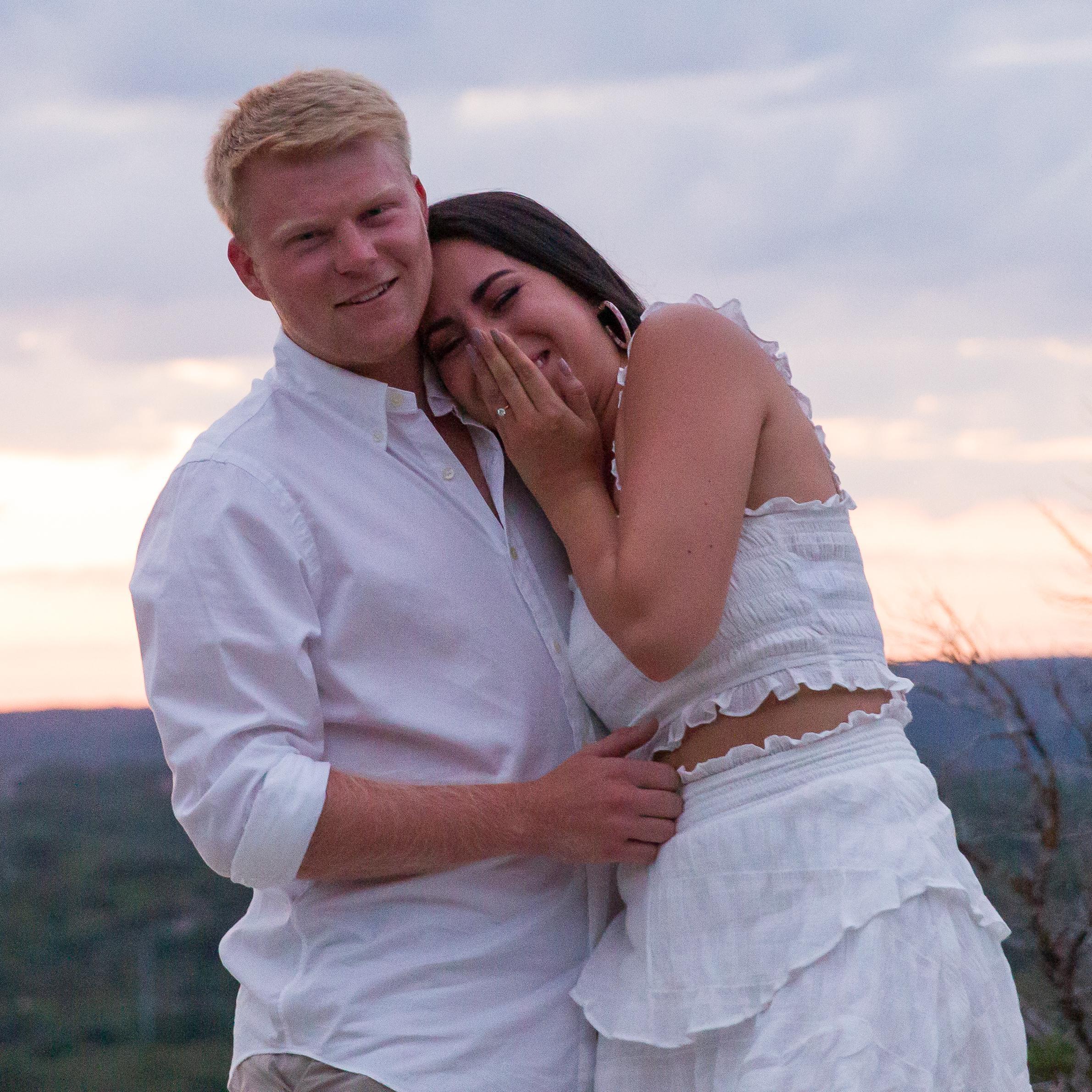 A solid sneak peak of how much Jamie is going to cry on our wedding day