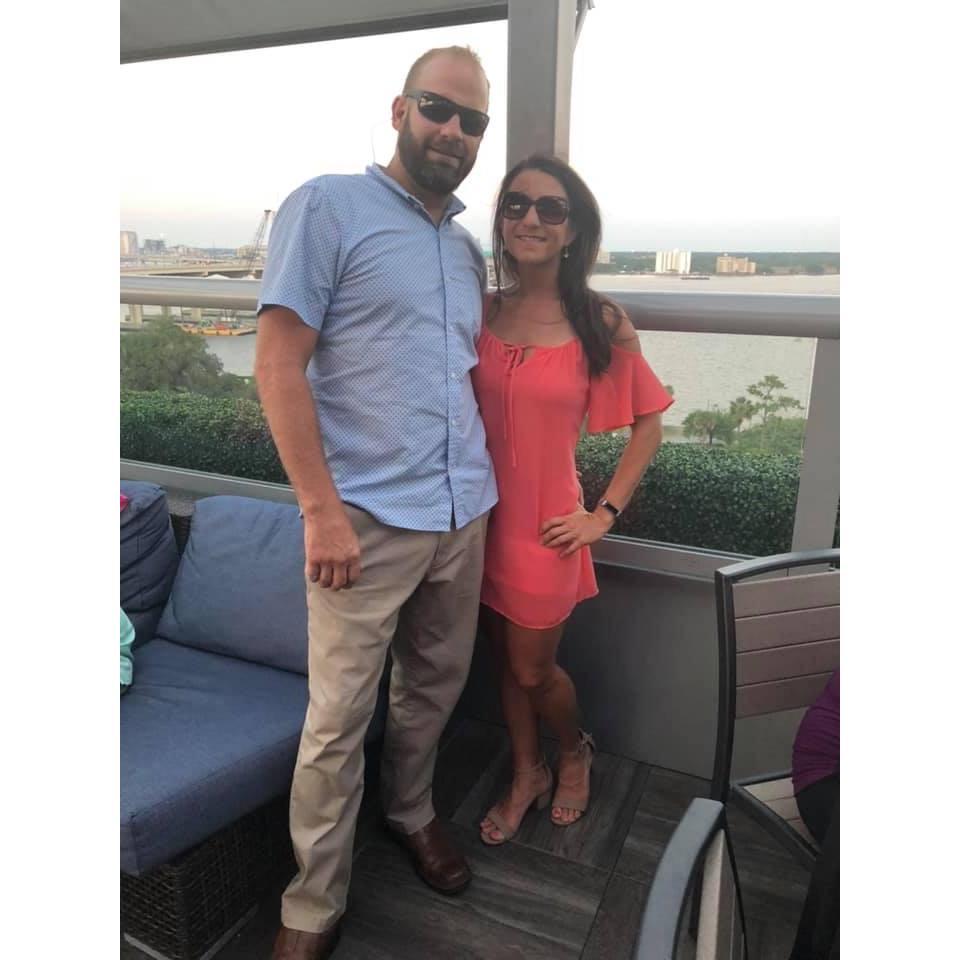 One of our first evenings out together :)