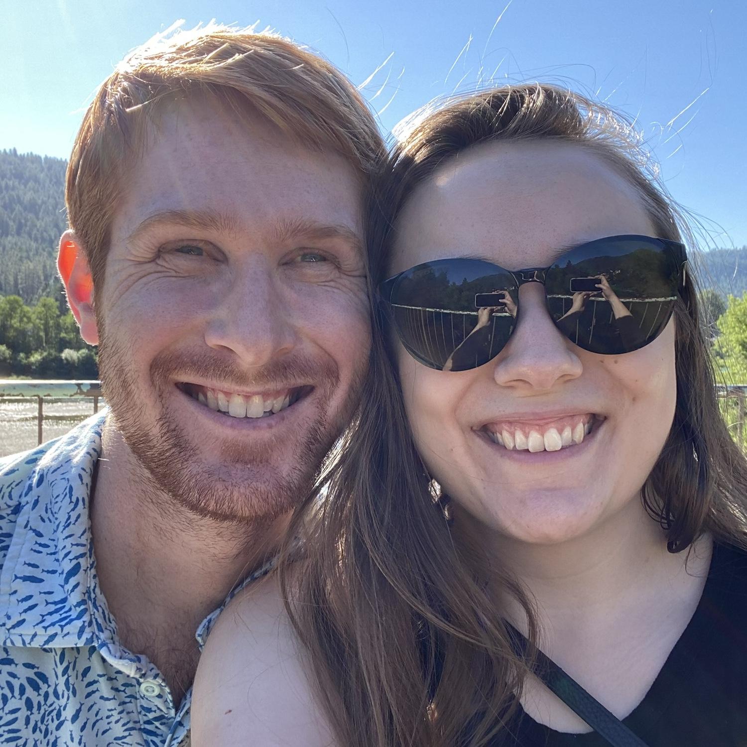 Selfie in Leavenworth. This weekend was the first time we said "I love you"