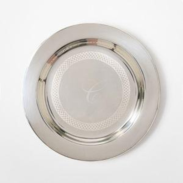 Celebration Silver Etched Coasters, Set of 4