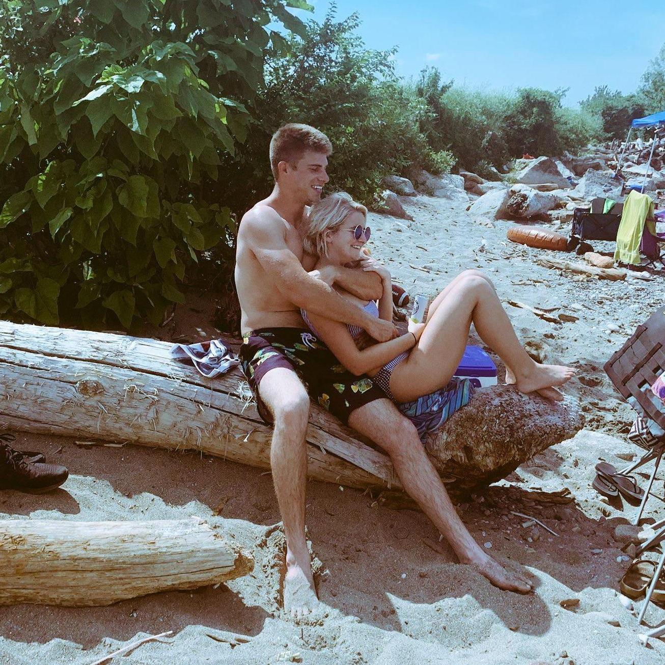 our favorite date- the beach.