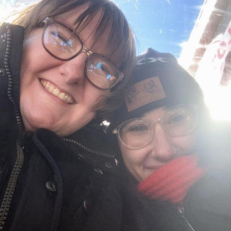 The start of our shared journey. Our very first photo together, on our second date (2/8/2021).