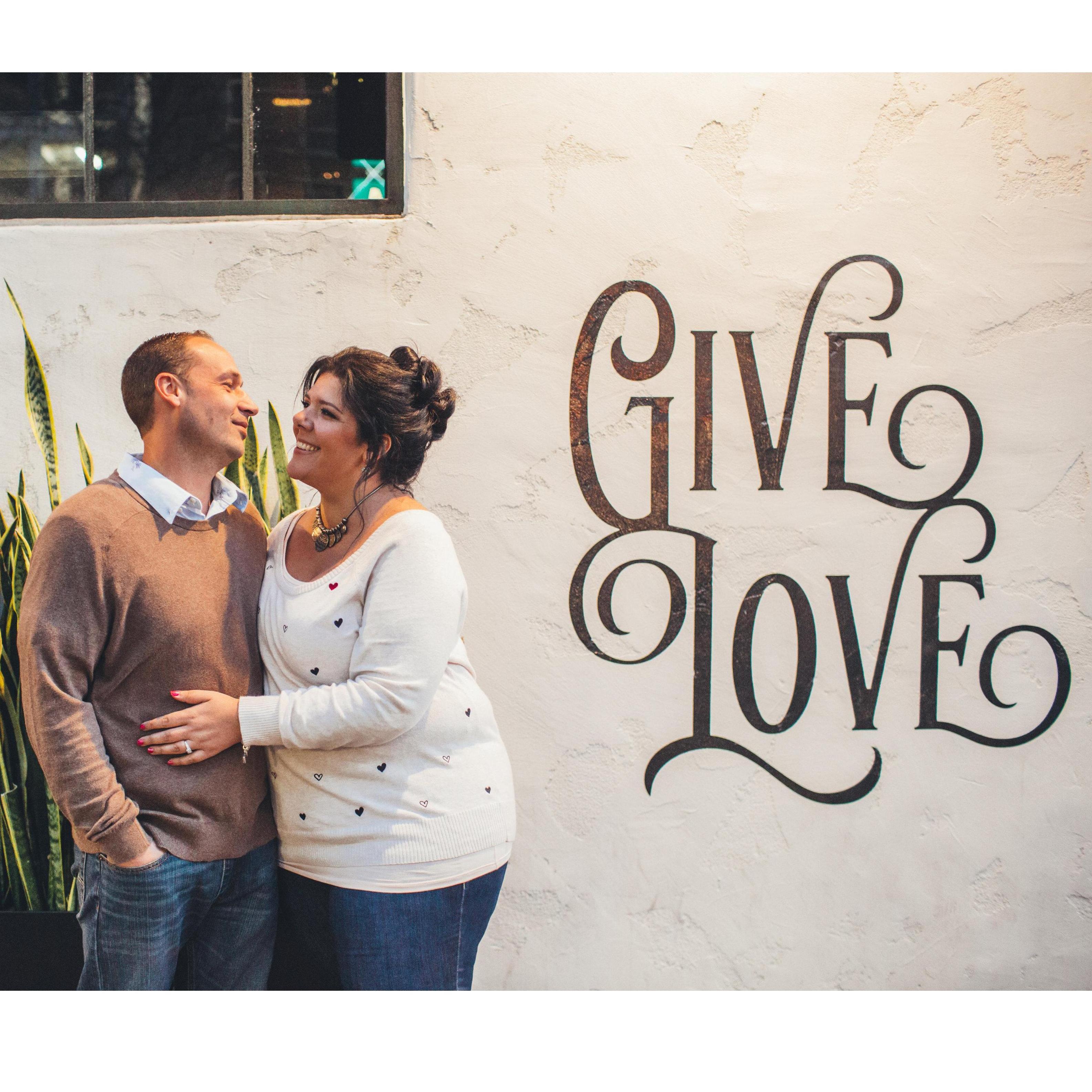 Give Love - pretty good advice to listen to!