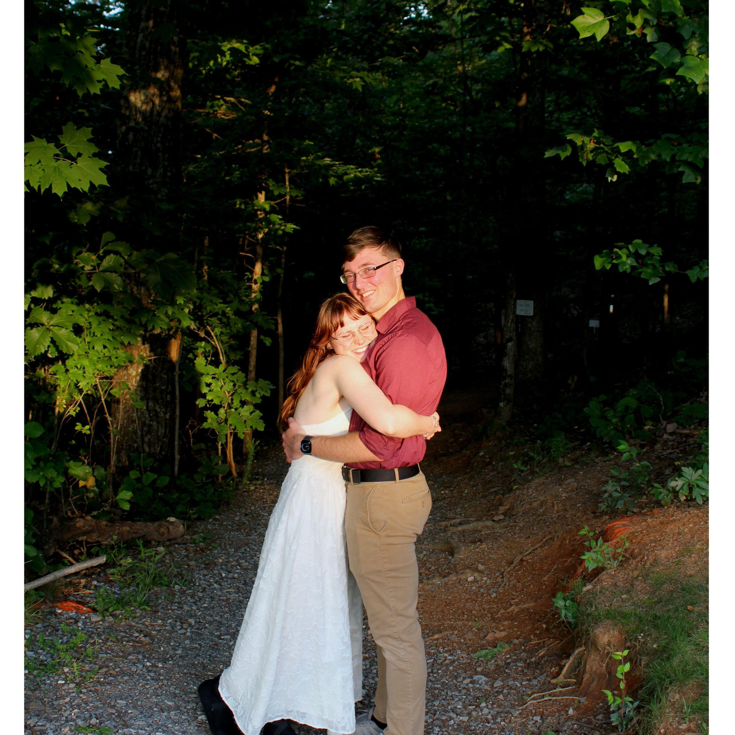Part of our engagement shoot on Liberty Mountain, Lynchburg VA