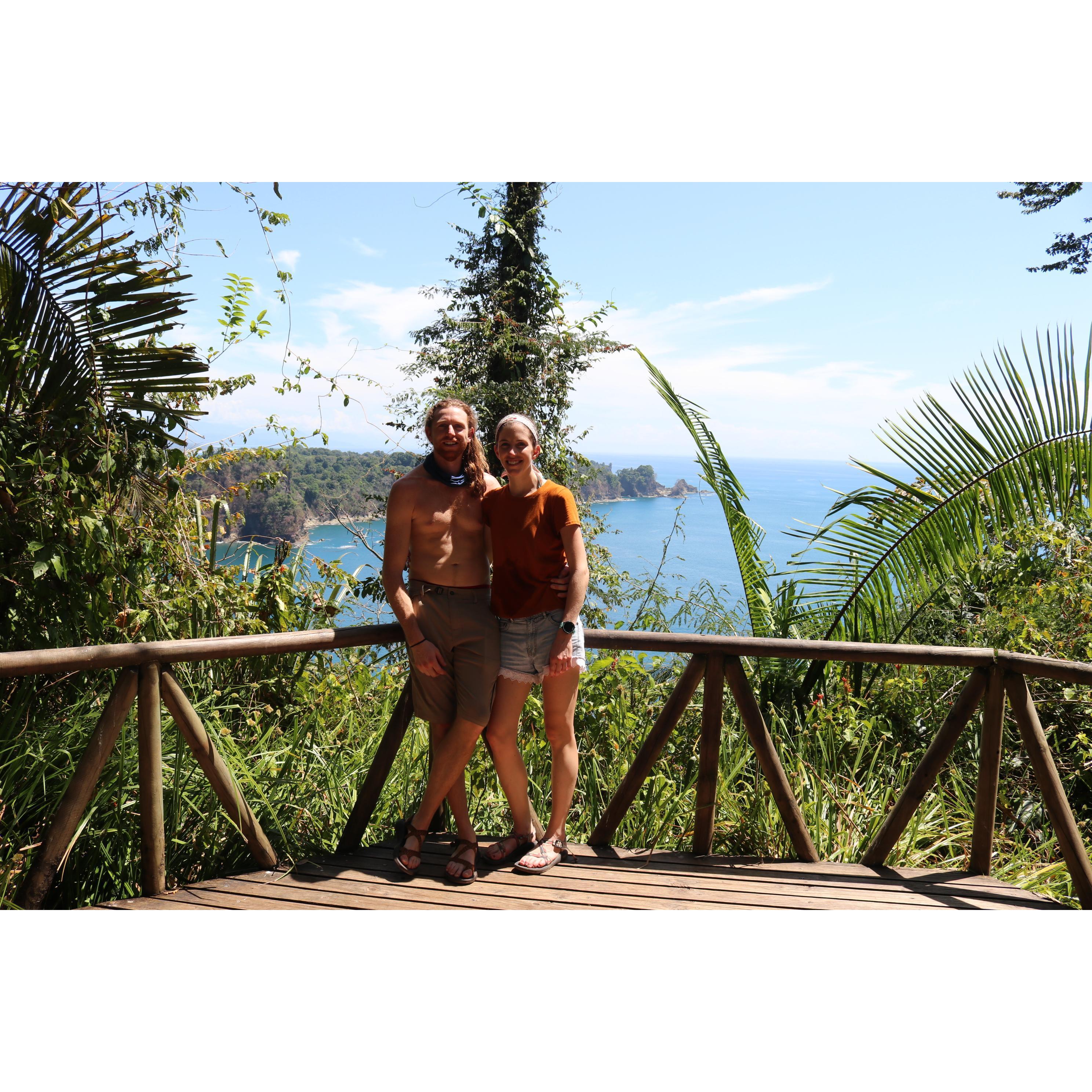 Manuel Antonio park in Costa Rica. There were a lot of monkeys!