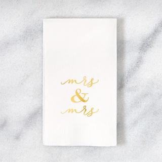 Classic Couple Guest Towel, Set of 100