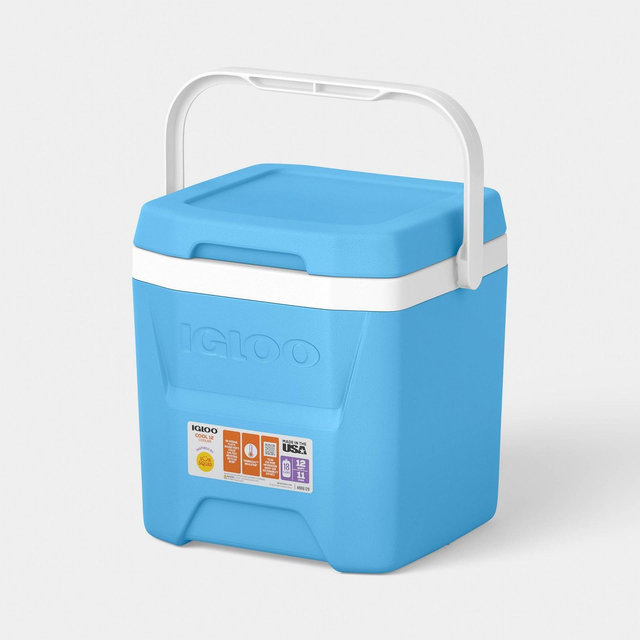 Sun Squad 18 Cans/12qt Hard Sided Cooler - Carolina Blue