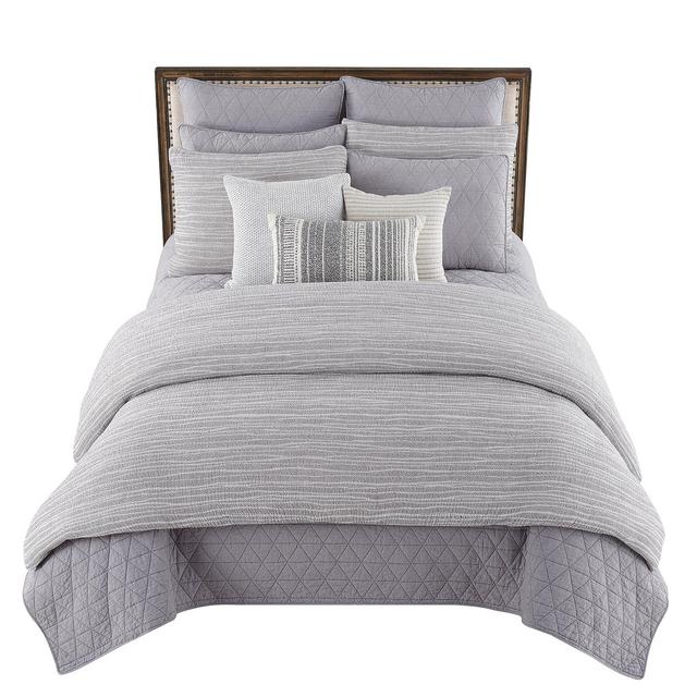H Halston Delancey Comforter Set in Gray