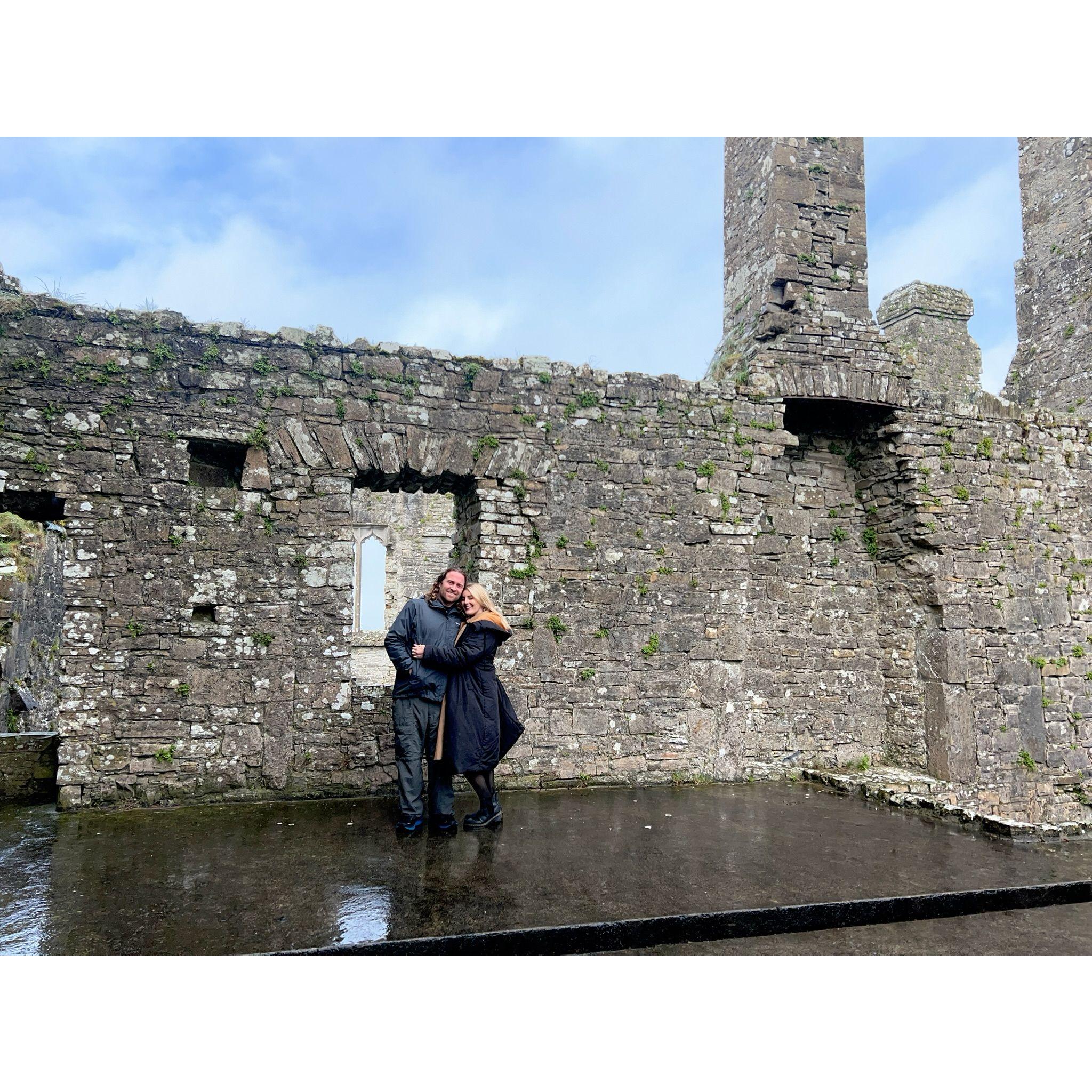 Where Brian proposed to Katie. Bective Abbey in Ireland.