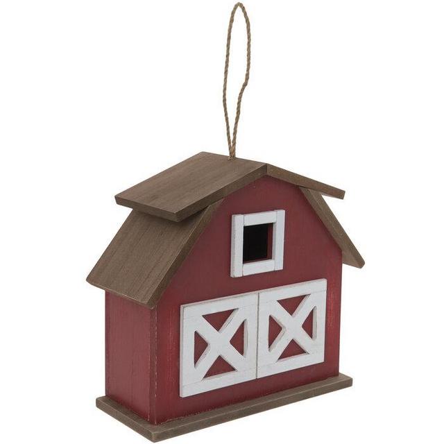 Red Barn Wood Birdhouse