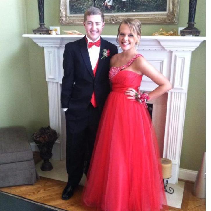 Our first prom together! On this night, Robbie asked me to be his girlfriend after slow dancing to Wanted by Hunter Hayes! We also had our first kiss this night!