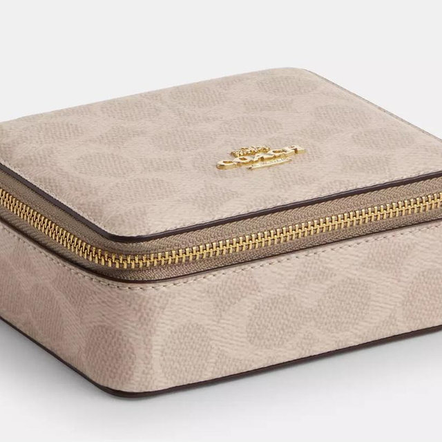 Large Jewelry Box In Signature Canvas
