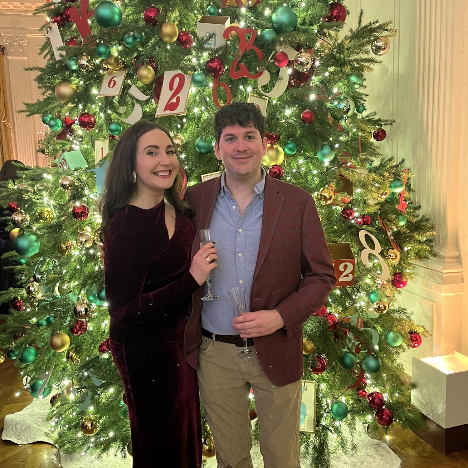 We kicked off our first holiday season together with a whirlwind weekend in DC for a White House Christmas party.