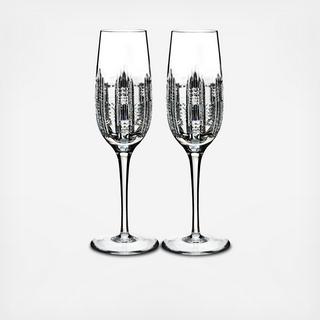 Essentially Dungarvan Champagne Flute, Set of 2