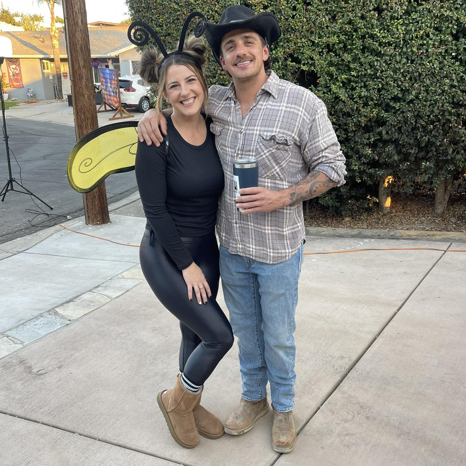 Auntie Bee and her cowboy!