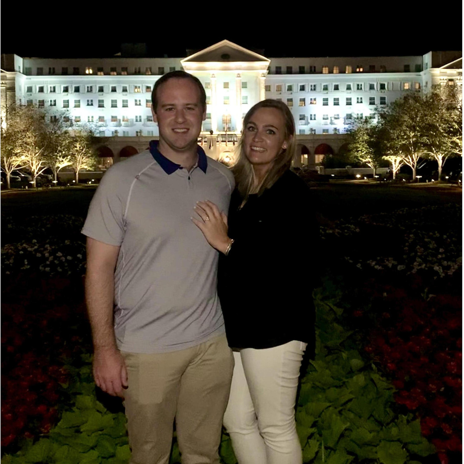 Our engagement at The Greenbrier.