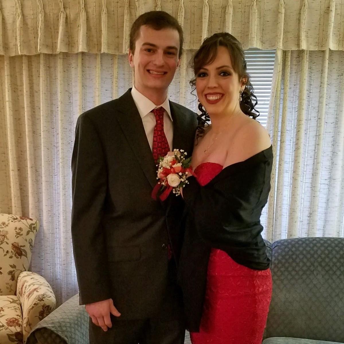 First Valentine's day together. Last time we ever celebrated