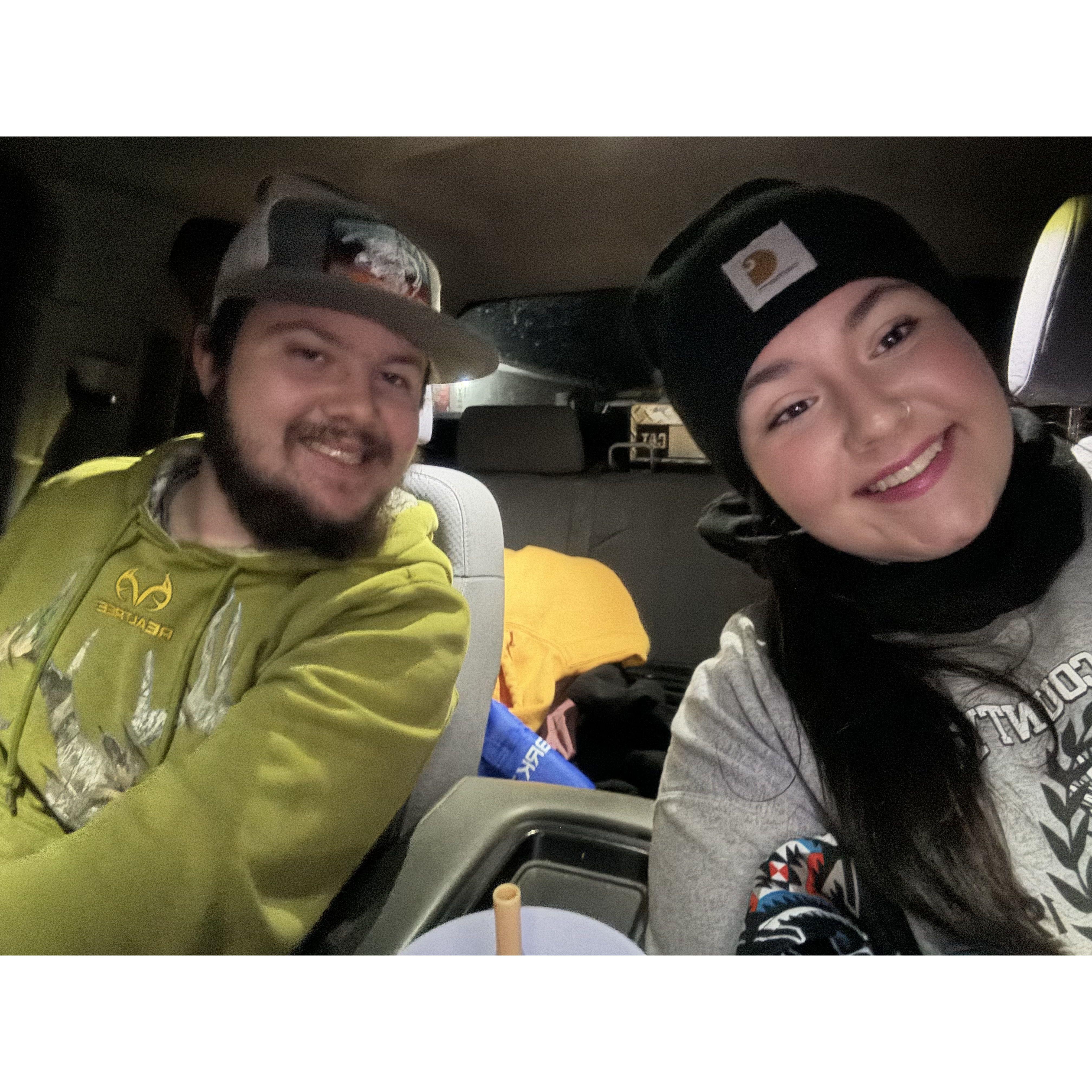 on the way to freeze - to go ride wildcat - in the middle of the night