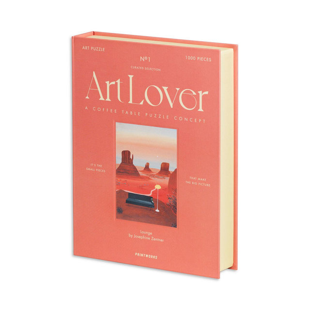 PRINTWORKS Art Lover Book Puzzle, Lounge