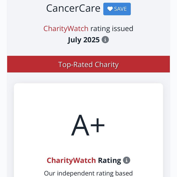 Donation to CancerCare
