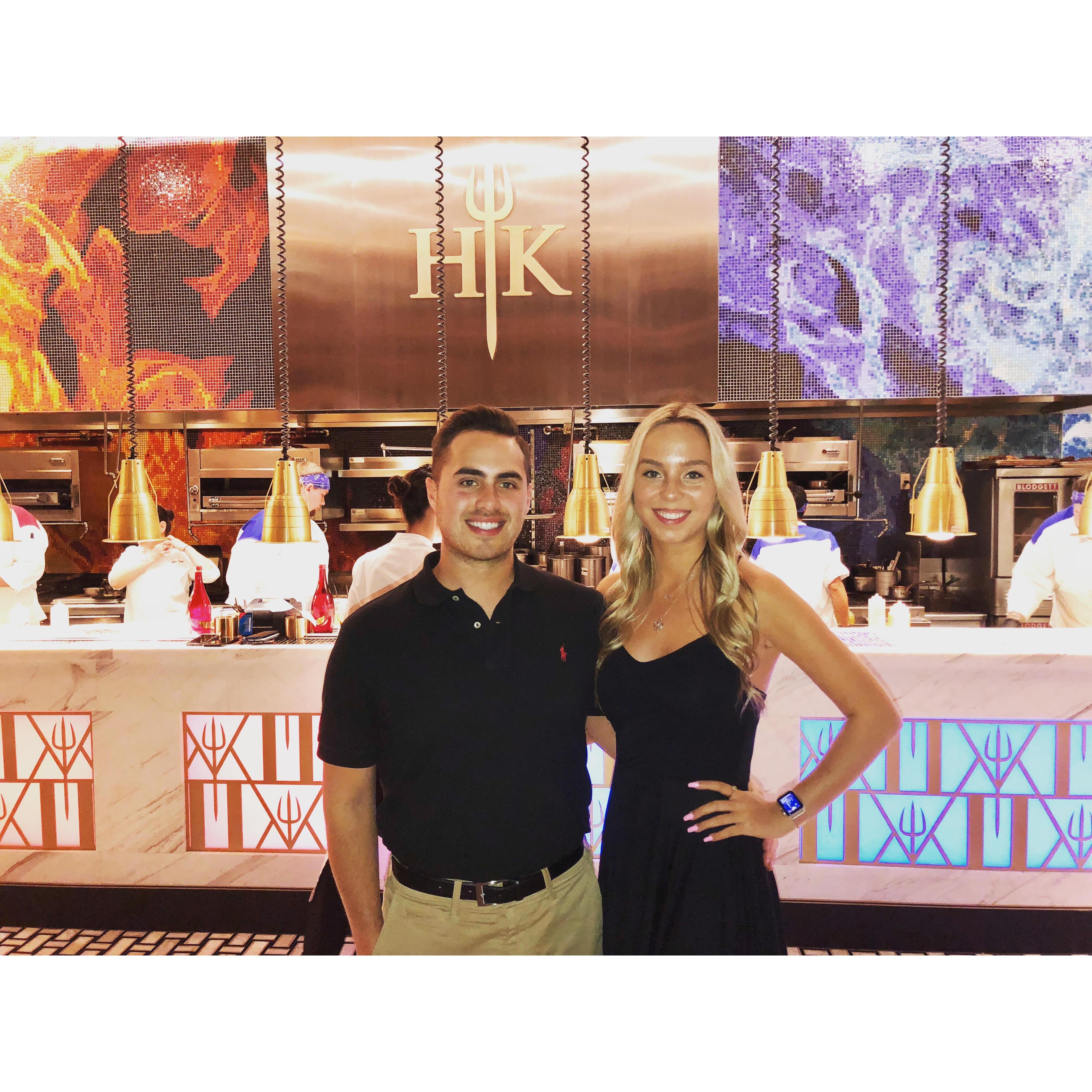 3 year Anniversary at the Hells Kitchen in Las Vegas