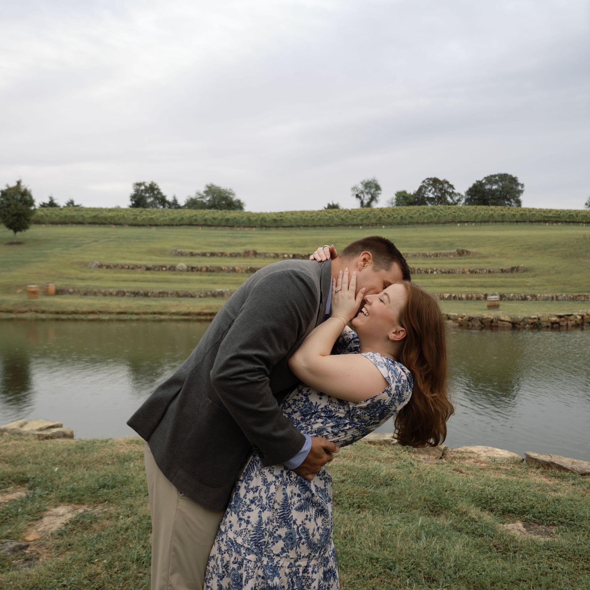 Photos from our engagement at Stone Tower Winery.