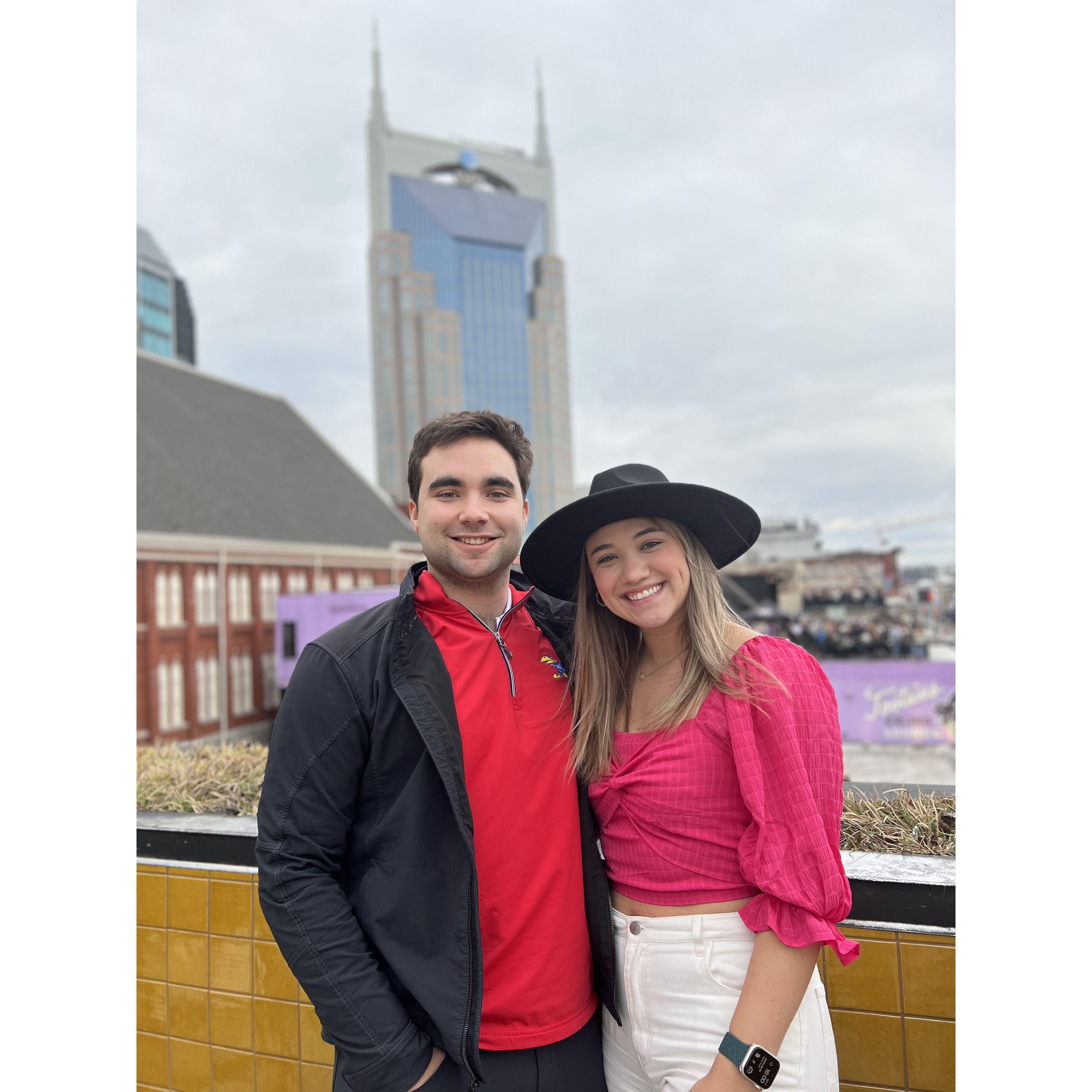 Valentine's Day in Nashville. If you saw me at the Chiefs Super Bowl watch party...no you didn't