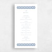 Blue Wedding Menu - Clover