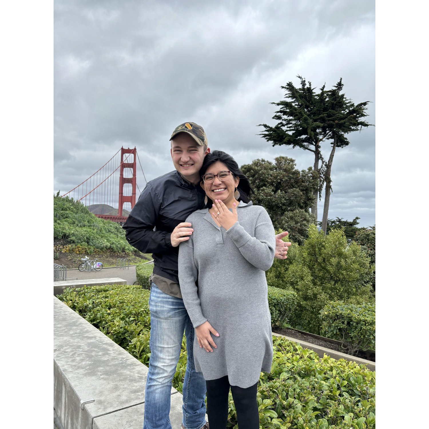 Trip to San Francisco, CA 
Engaged February 17, 2024