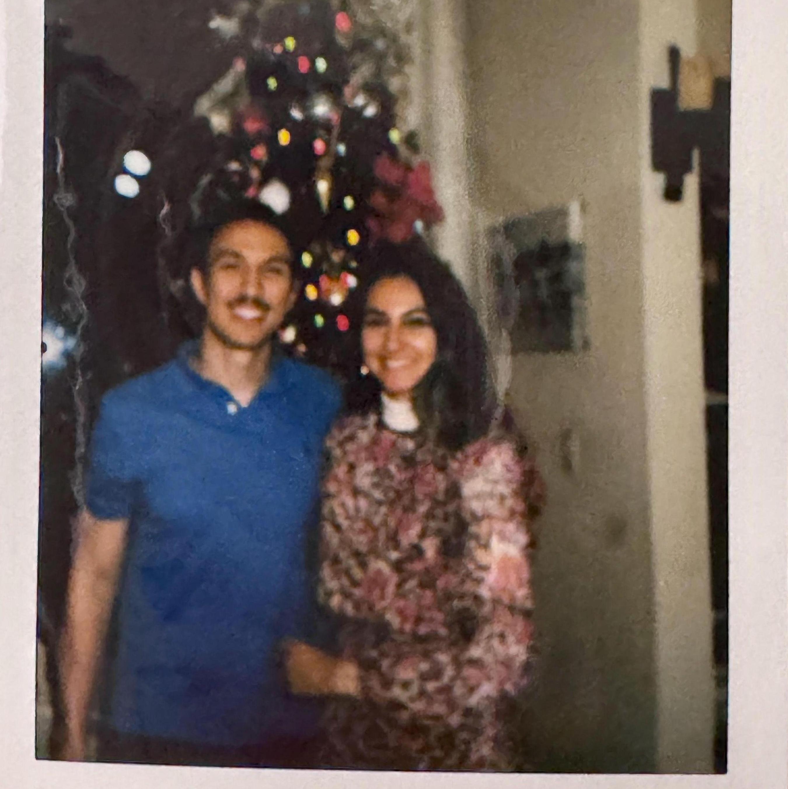 Our first Christmas together in Houston