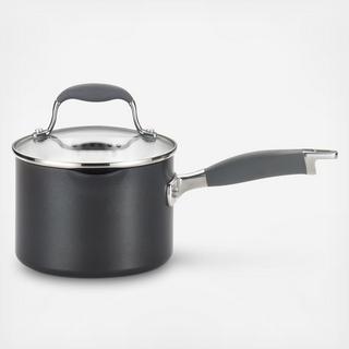 Advanced Nonstick Covered Straining Saucepan