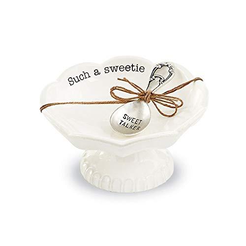 Mud Pie SWEETIE CIRCA CANDY DISH SET, SUCH A SWEETIE