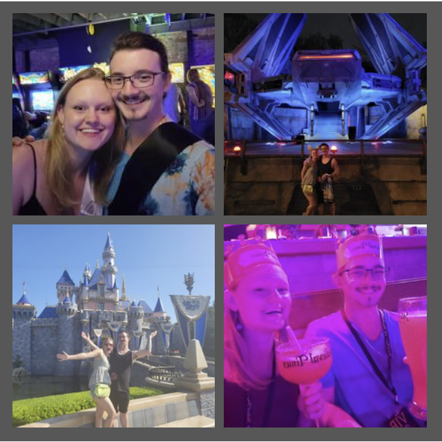 August, 2022. Engagement party in California.