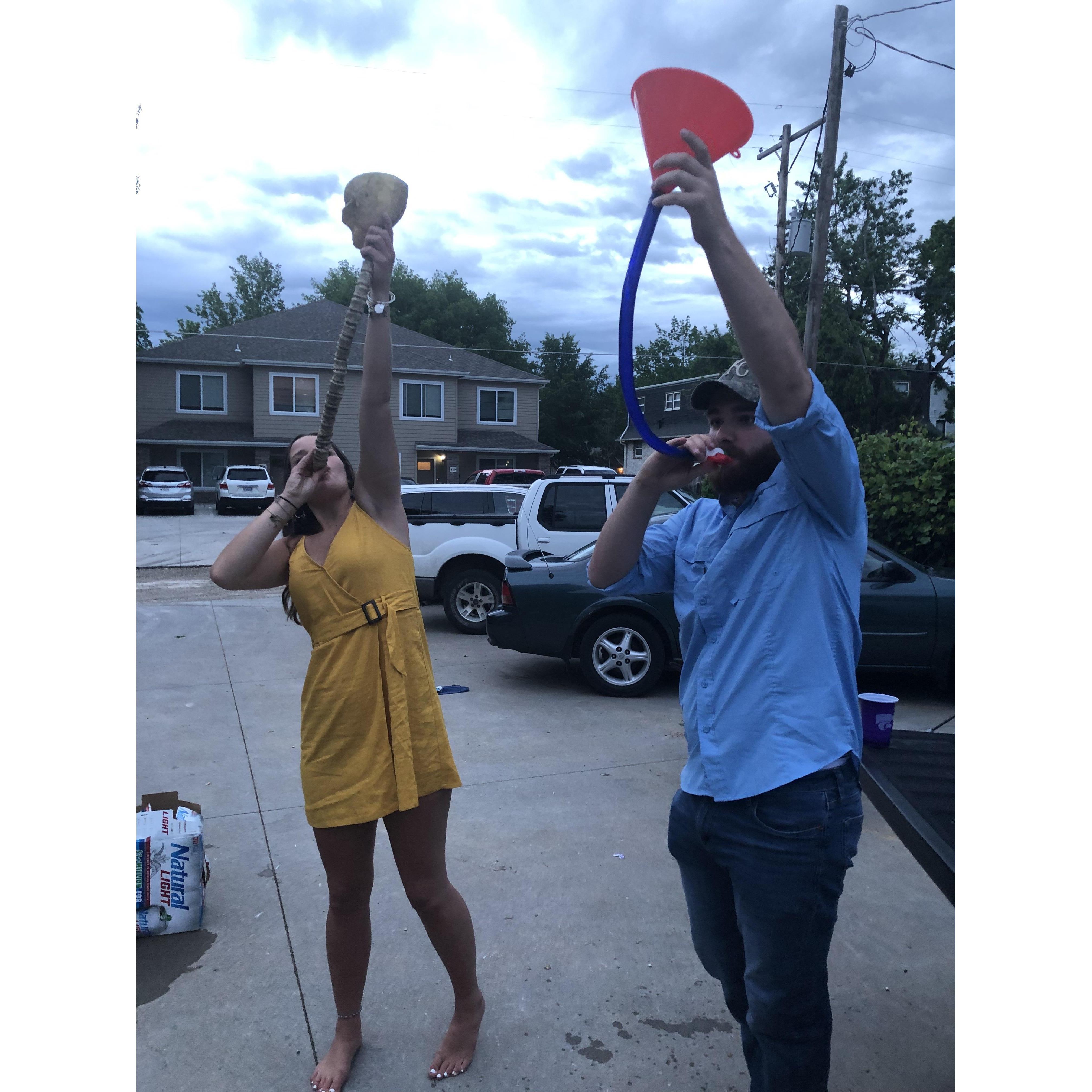 Showing off what we learned in college