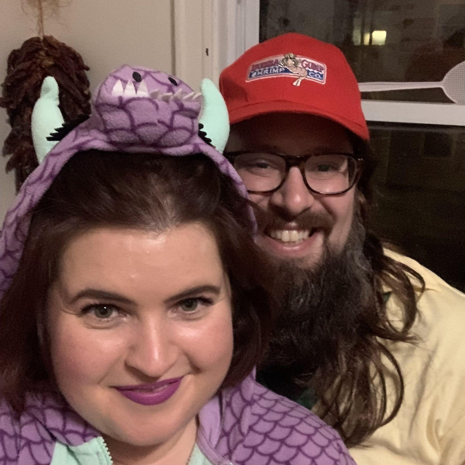 Forest Gump and a Dino