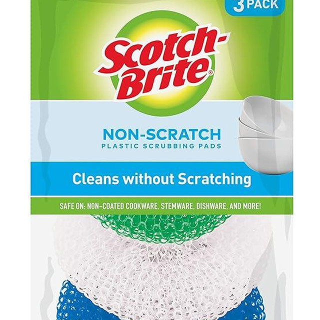 Scotch-Brite® All Surface Scrubbing Pad, 215-FW, 12/3