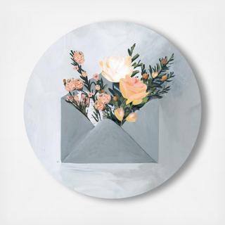 Sending More Love Circle Acrylic Art