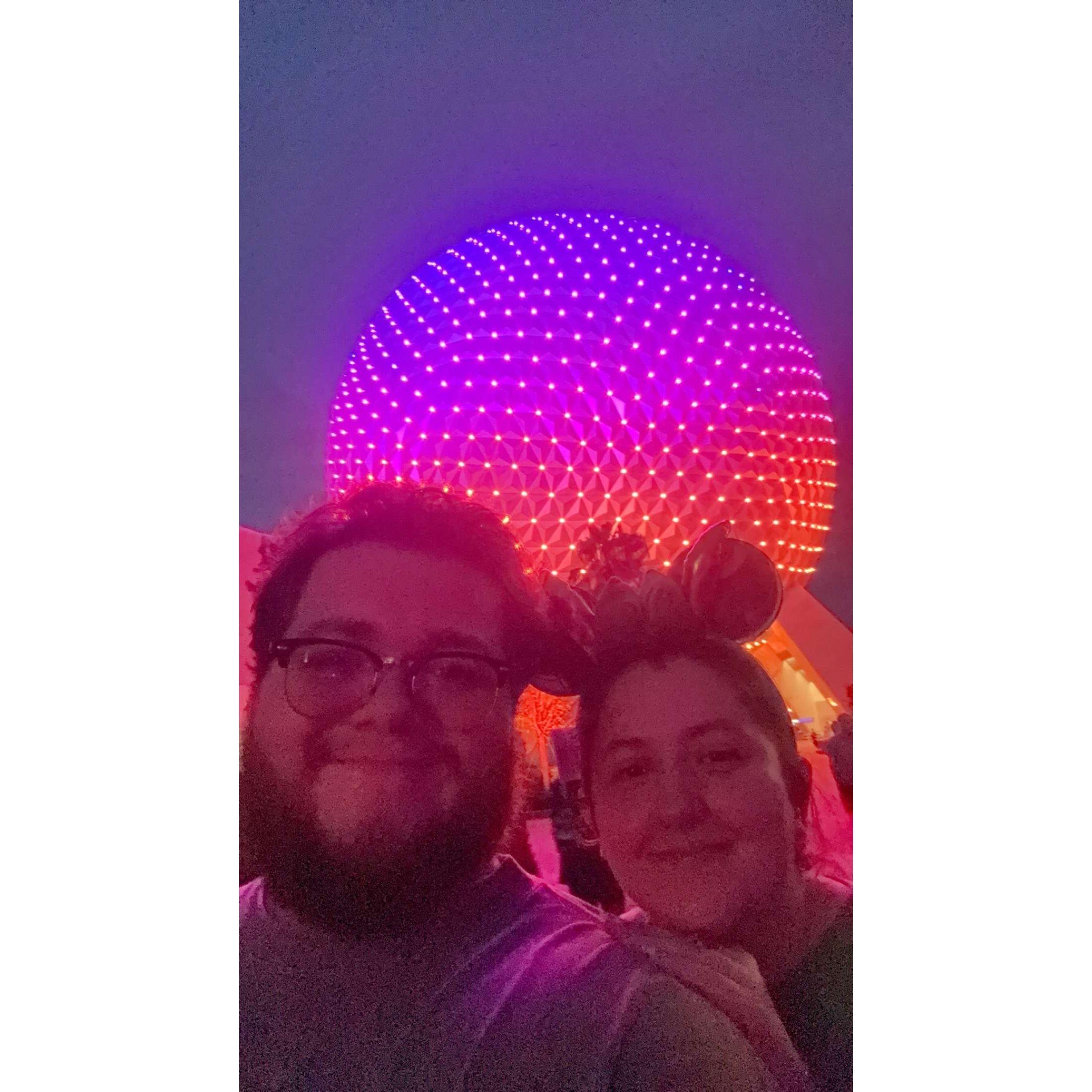Gloria's first time at Disney!
