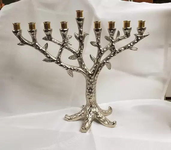 Tree of Life Hammered silver and gold