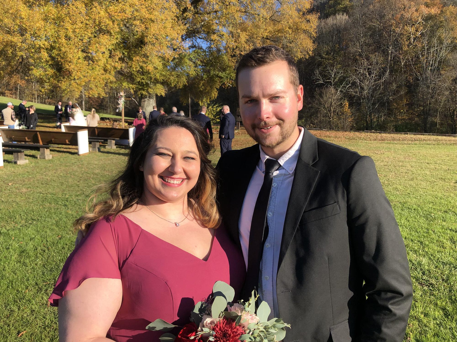 November 2021 : Emily’s wedding where Molly was a bridesmaid