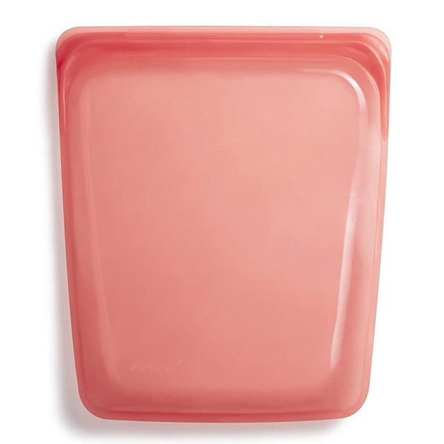Stasher Platinum Silicone Food Grade Reusable Storage Bag, Red Rainbow (1/2 Gallon) | Reduce Single-Use Plastic | Cook, Store, Sous Vide, or Freeze | Leakproof, Dishwasher-Safe, Eco-friendly