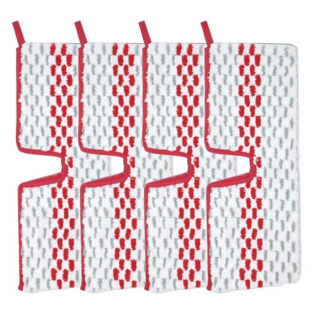 HALIEVE 4 Pack Washable Microfiber Refill Spray Mop Pads Replacement for O-Cedar Promist Max Spray Mop