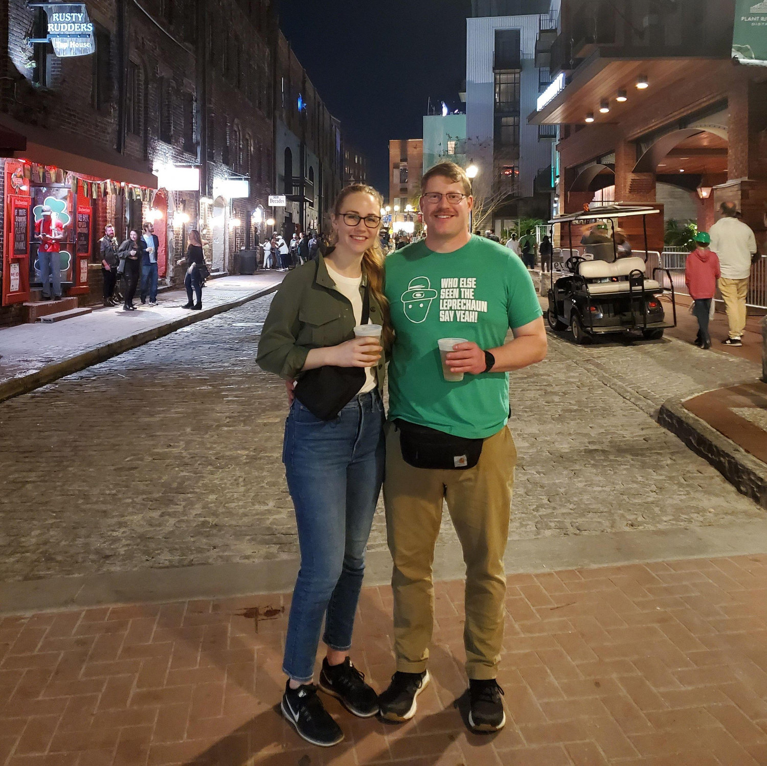 Our first trip to Savannah for St. Patrick's Day.